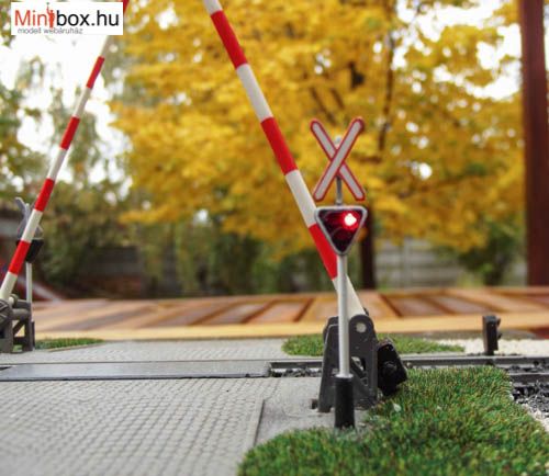 MB218 Fénysorompó és sorompó vezérlő elektronika egyvágányú átjáróhoz KIT MB218 Fénysorompó és sorompó vezérlő elektronika egyvágányú átjáróhoz KIT