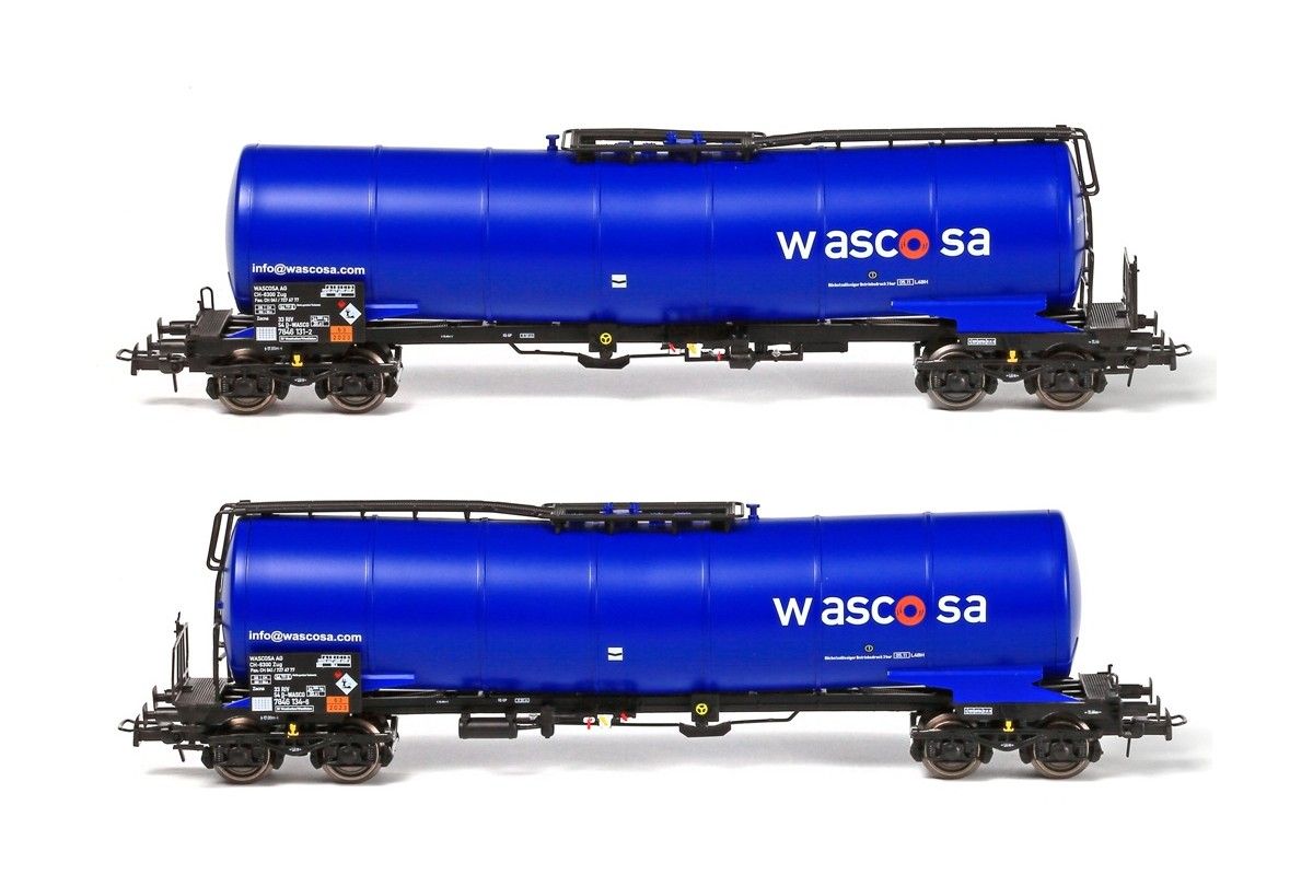 B-models VB-81063 CZ-WASCO tartálykocsi készlet, 2 db, Wascosa (1:87)