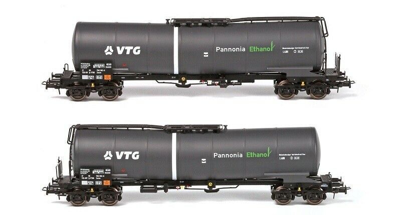 B-models VB-81064 D-VTGD VTG Pannonia Ethanol tartálykocsi készlet, 2 db (1:87)