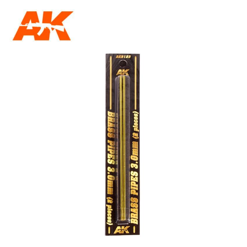 AK Interactive AK9123 sárgaréz cső 3,0mm, 2 db