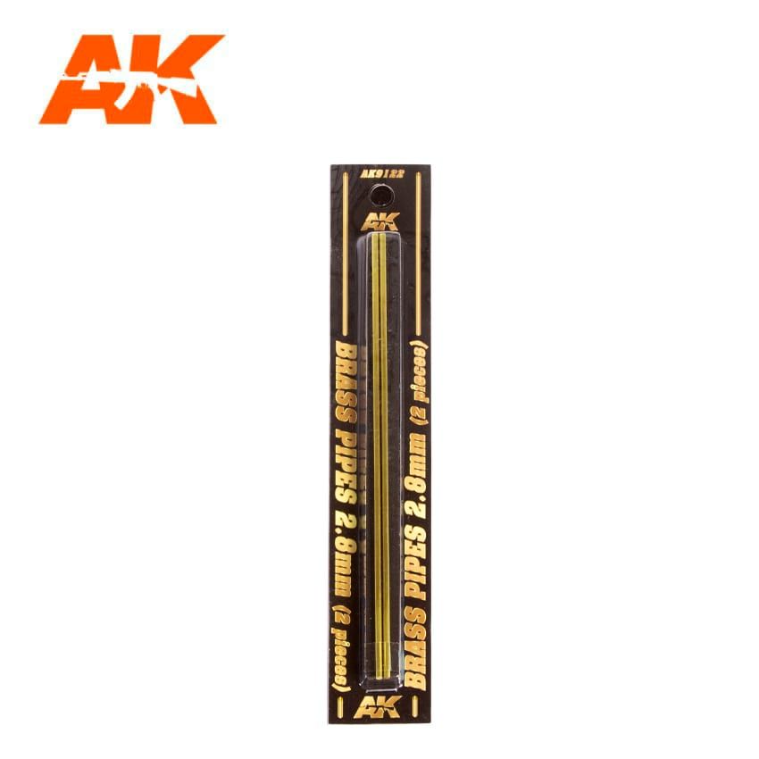 AK Interactive AK9122 sárgaréz cső 2,8mm, 2 db