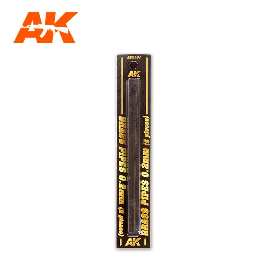 AK Interactive AK9101 sárgaréz cső 0,2mm 2db