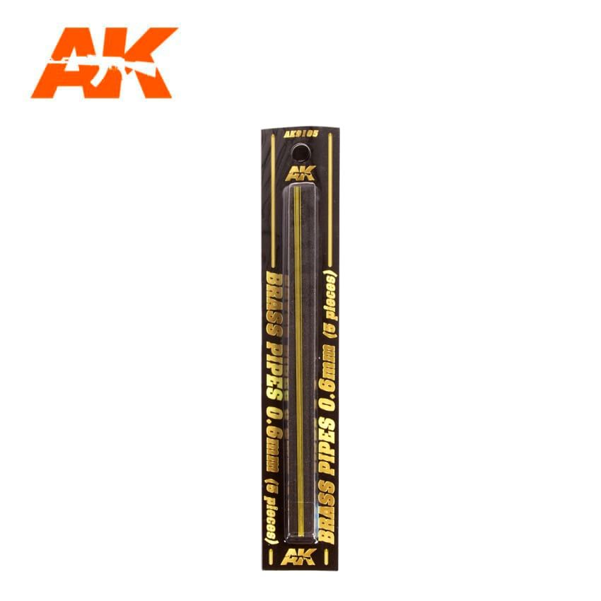AK Interactive AK9105 sárgaréz cső 0,6mm 5db