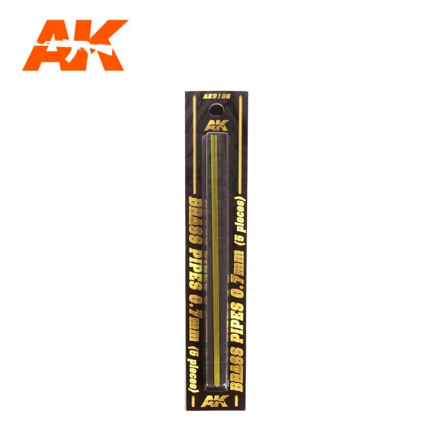 AK Interactive AK9106 sárgaréz cső 0,7mm 5db