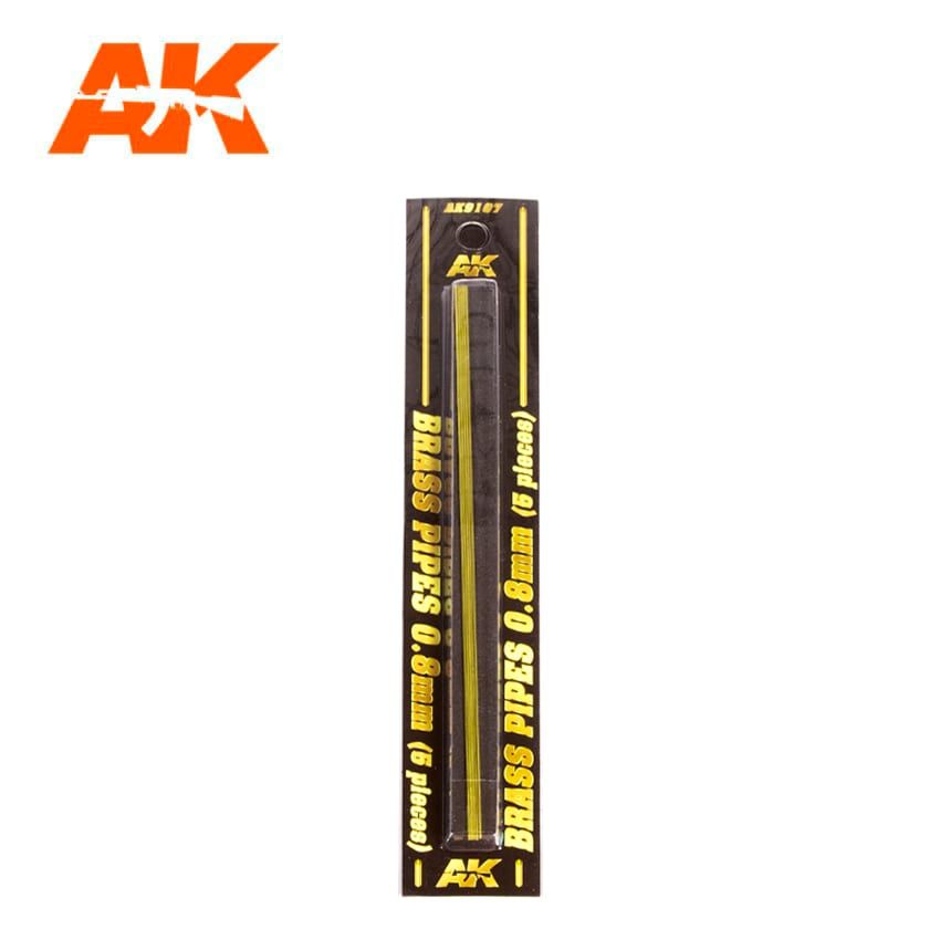 AK Interactive AK9107 sárgaréz cső 0,8mm 5db