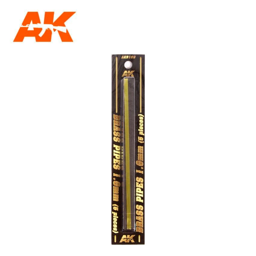 AK Interactive AK9109 sárgaréz cső 1,0mm 5db