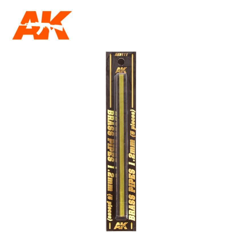 AK Interactive AK9111 sárgaréz cső 1,2mm 5db