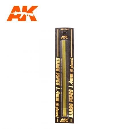 AK Interactive AK9113 sárgaréz cső 1,4mm 5db