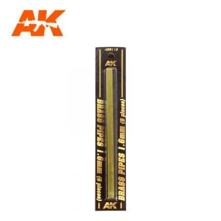 AK Interactive AK9115 sárgaréz cső 1,6mm 5db