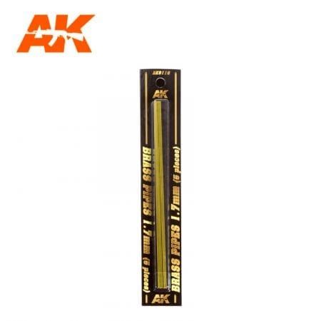 AK Interactive AK9116 sárgaréz cső 1,7mm 5db