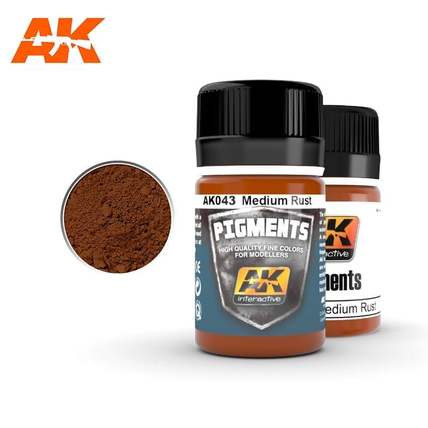 AK Interactive AK043 Medium Rust Pigment