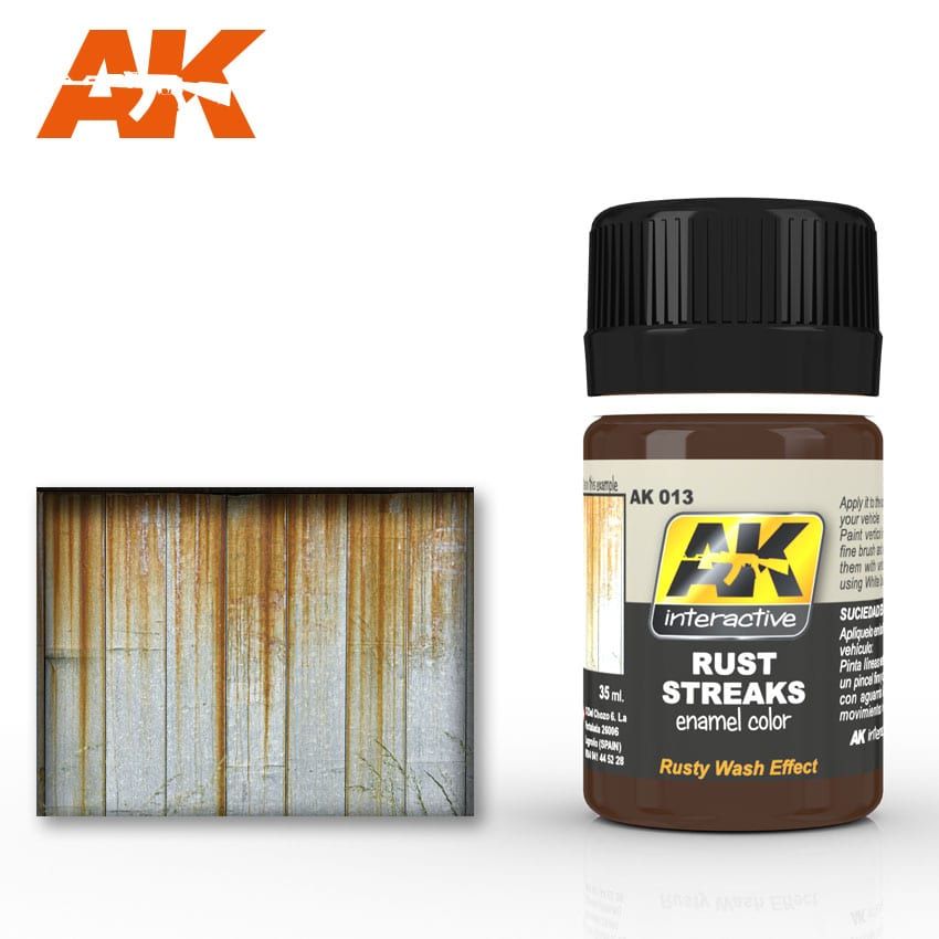 AK Interactive AK013 Rust Streaks