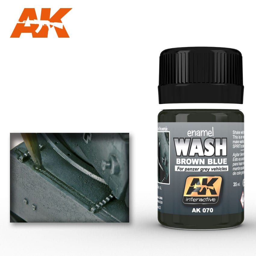 AK Interactive AK070 Wash for Panzer Grey Vehicles