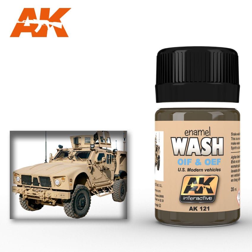 AK Interactive AK121 OIF & OEF – US Vehicles Wash