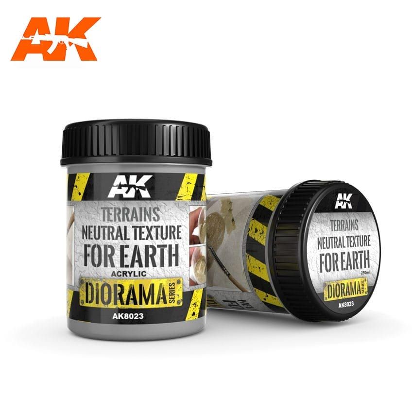 AK Interactive AK8023 Neutral Texture for Earth 250ml (Base Product)