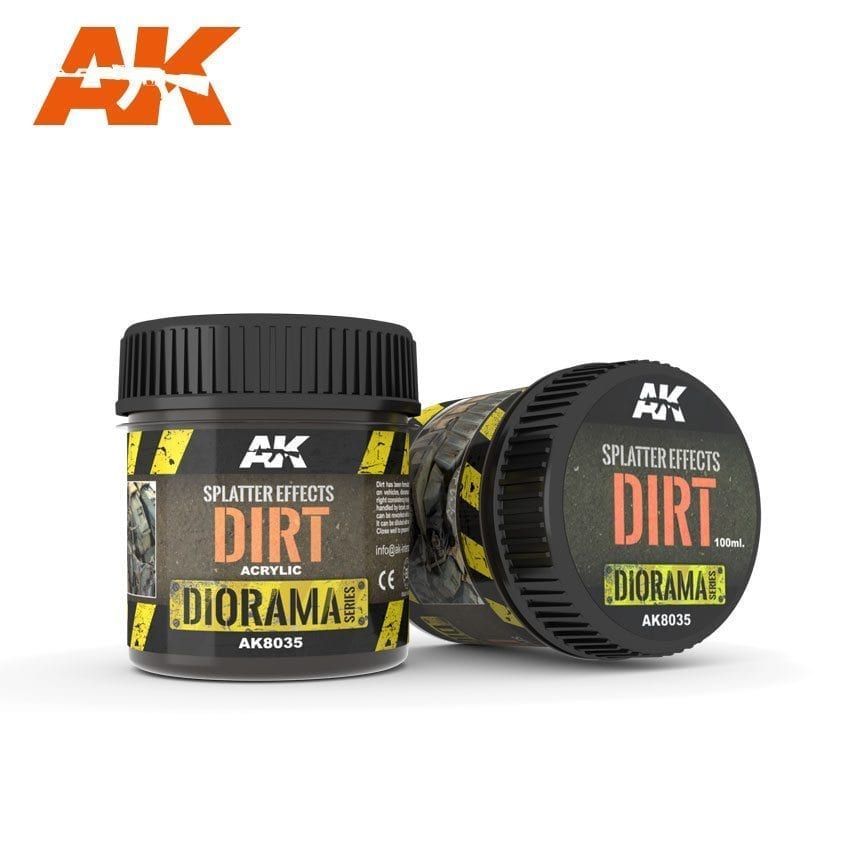 AK Interactive AK8035 Splatter Effects Dirt 100ml (akril)