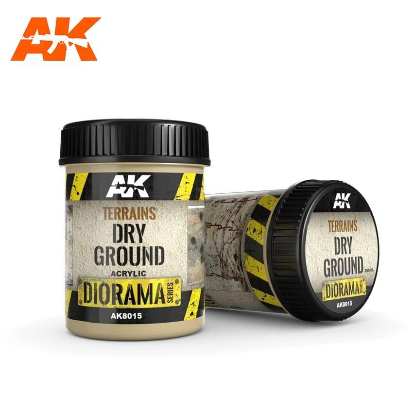 AK Interactive AK8015 Terrains Dry Ground 250ml (akril)