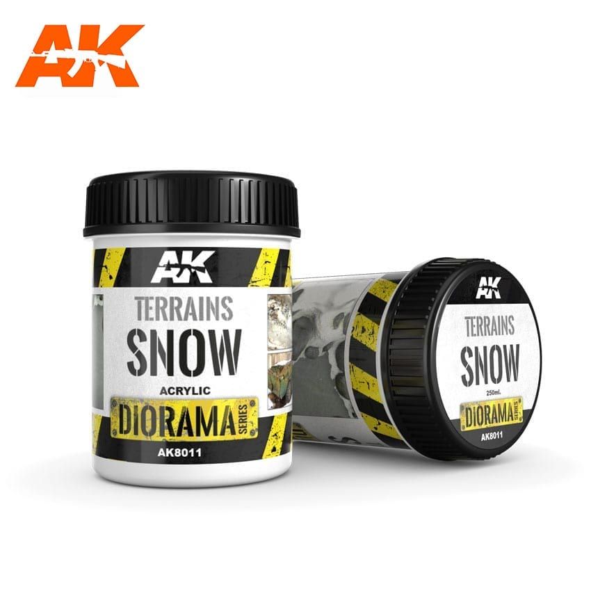AK Interactive AK8011 Terrains Snow 250ml (akril)