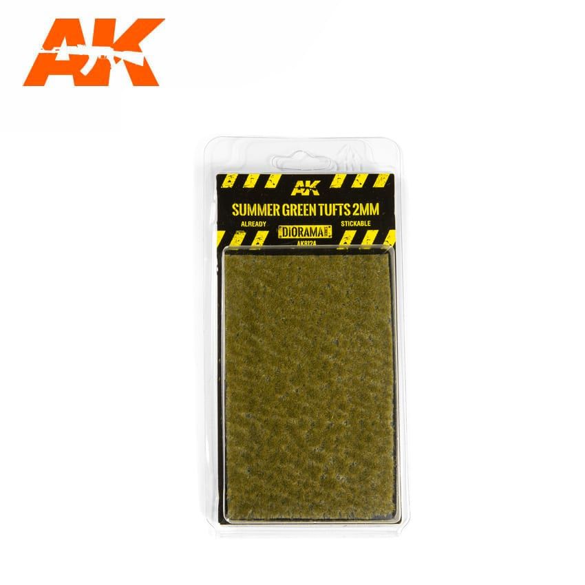 AK Interactive AK8124 Summer GreenTufts 2mm