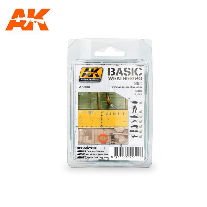 AK Interactive AK688 Basic Weathering Set