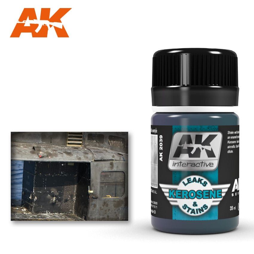 AK Interactive AK2039 Kerosene Leaks and Stains