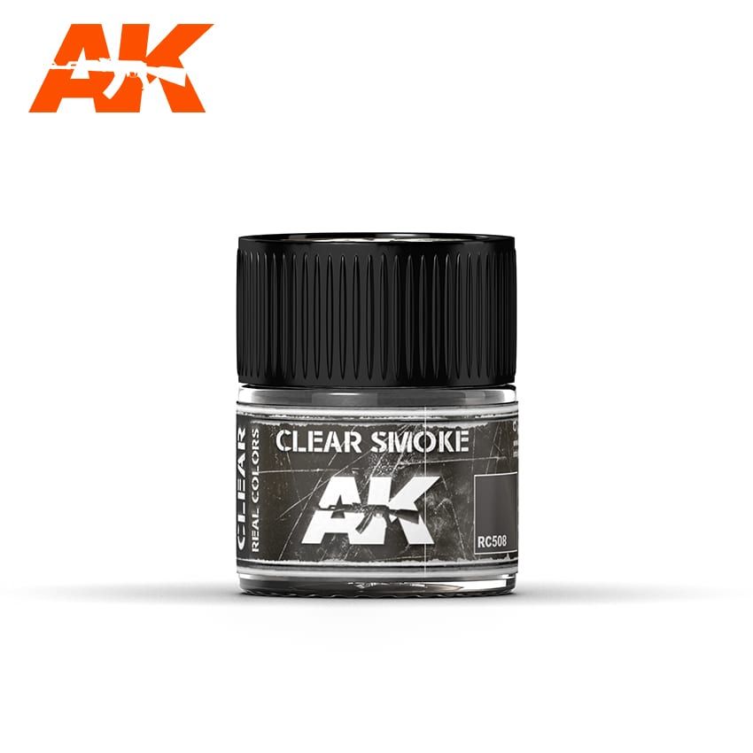 AK Interactive RC508 Real Color Paint - Clear Smoke 10ml