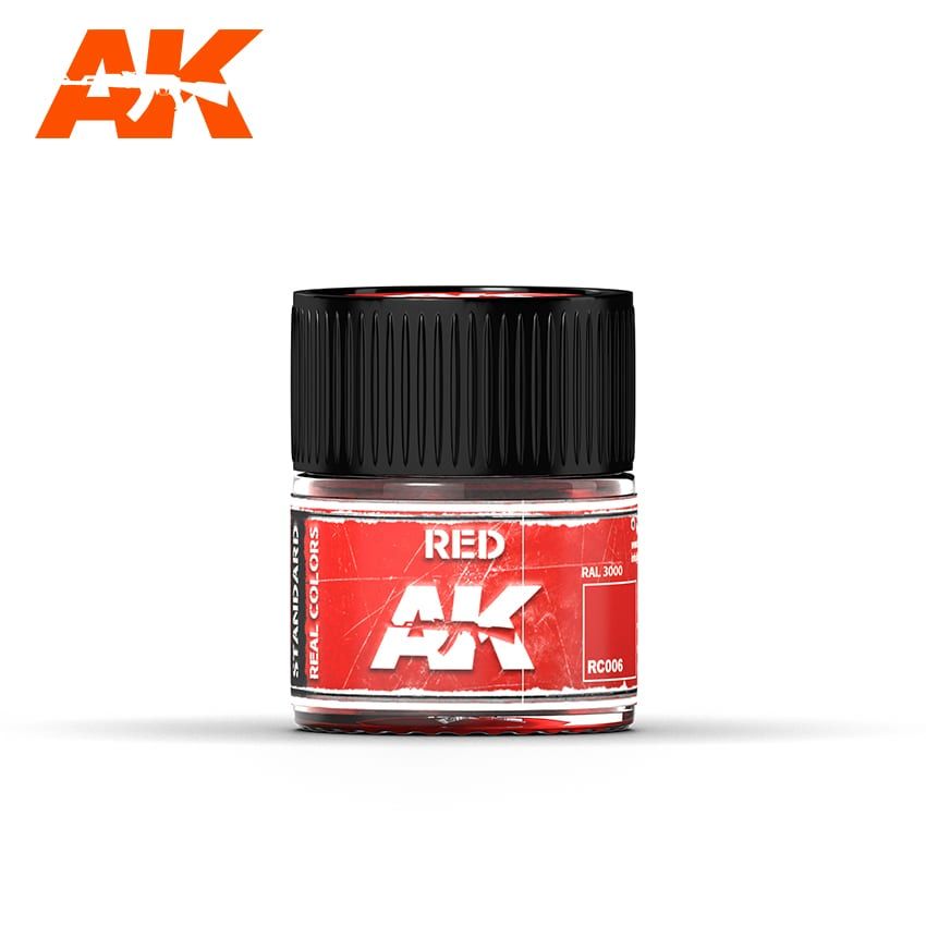 AK Interactive RC006 Real Color Paint - Red 10ml