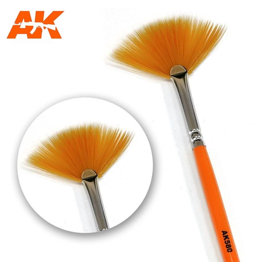 AK Interactive AK580 Weathering Brush Fan Shape