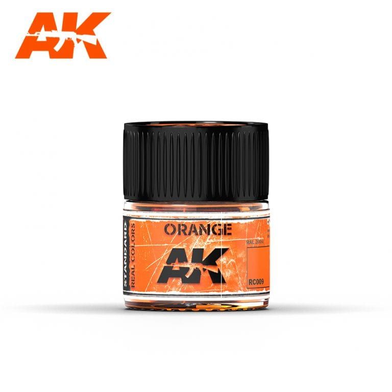 AK Interactive RC009 Real Color Paint - Orange 10ml