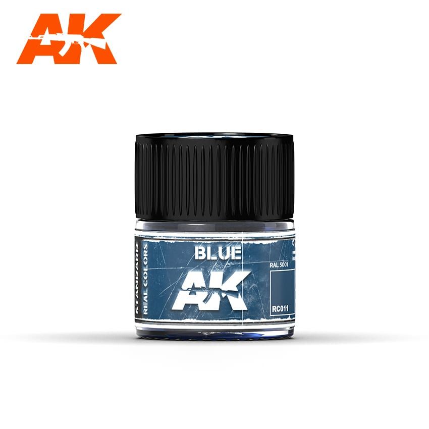 AK Interactive RC011 Real Color Paint- Blue 10ml