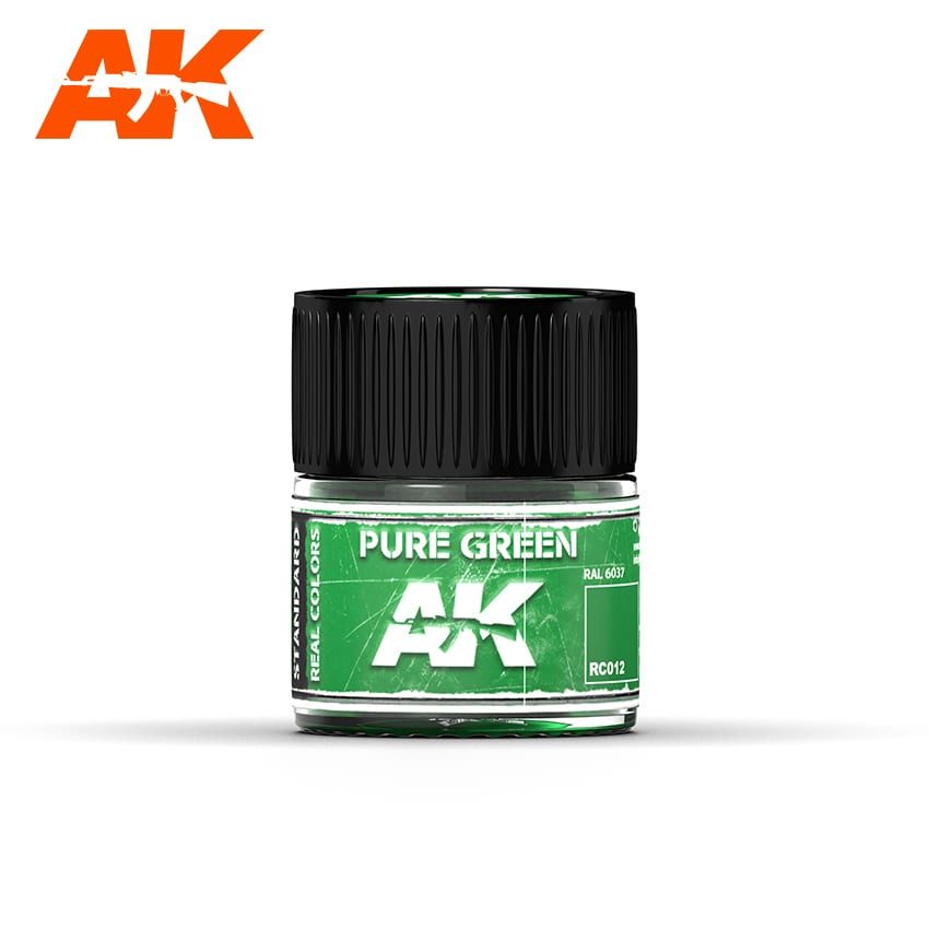 AK Interactive RC012 Real Color Paint - Pure Green 10ml