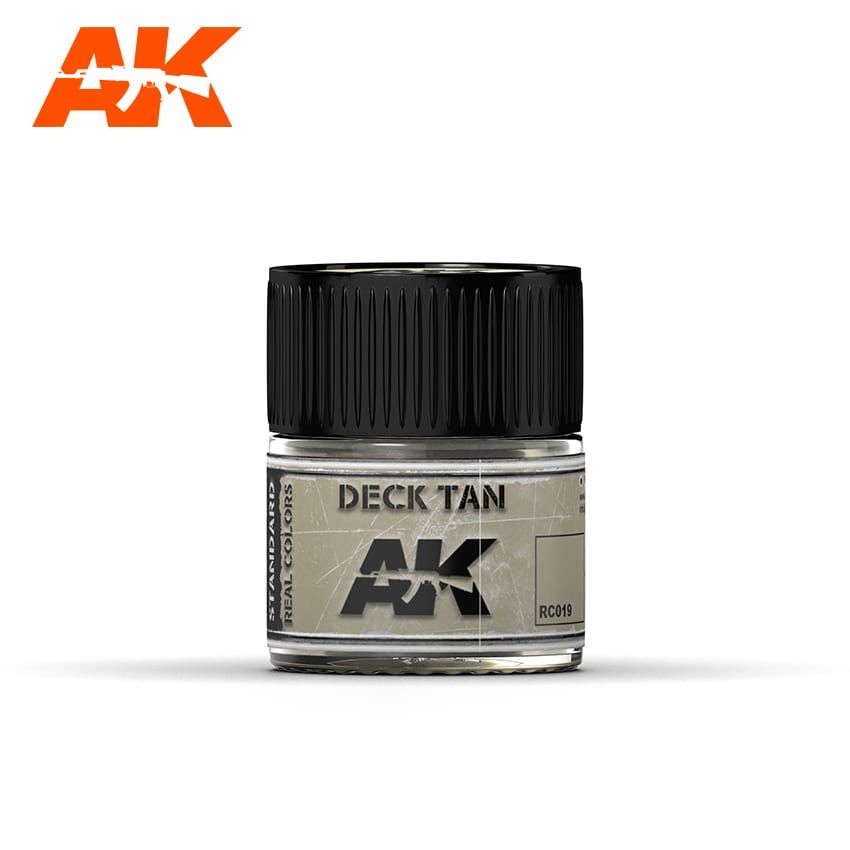 AK Interactive RC019 Real Color Paint - Deck Tan 10ml