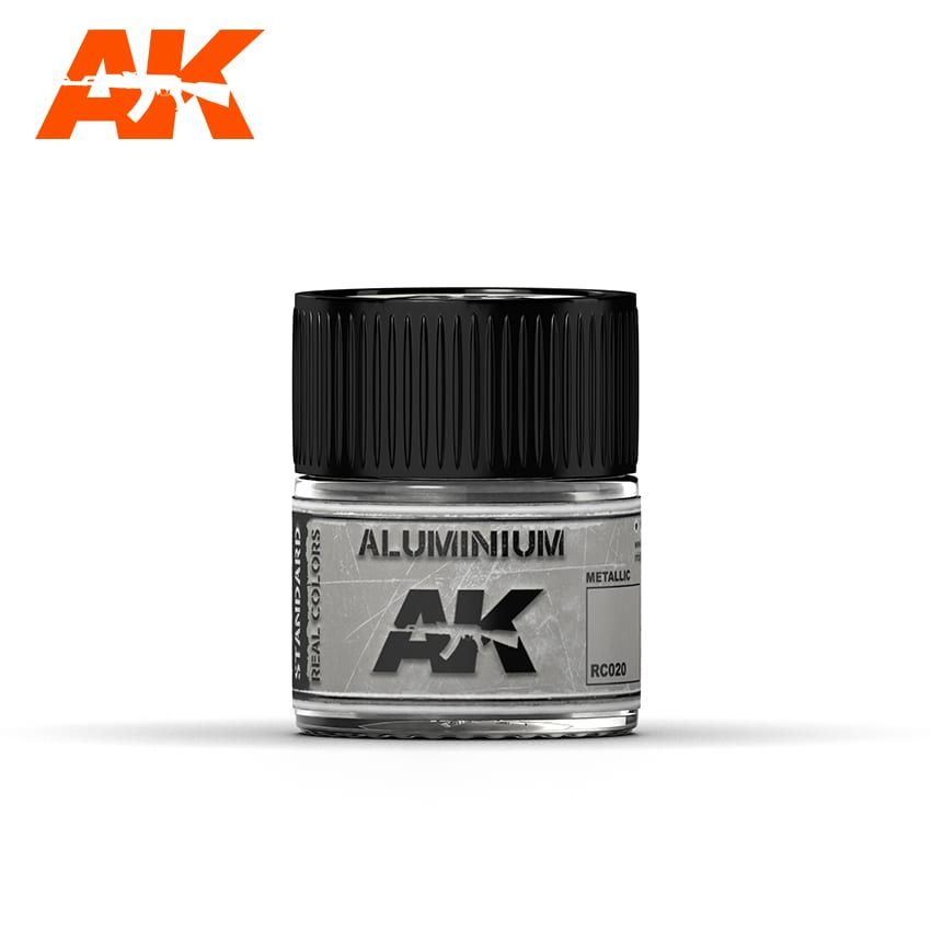 AK Interactive RC020 Real Color Paint - Aluminium 10ml