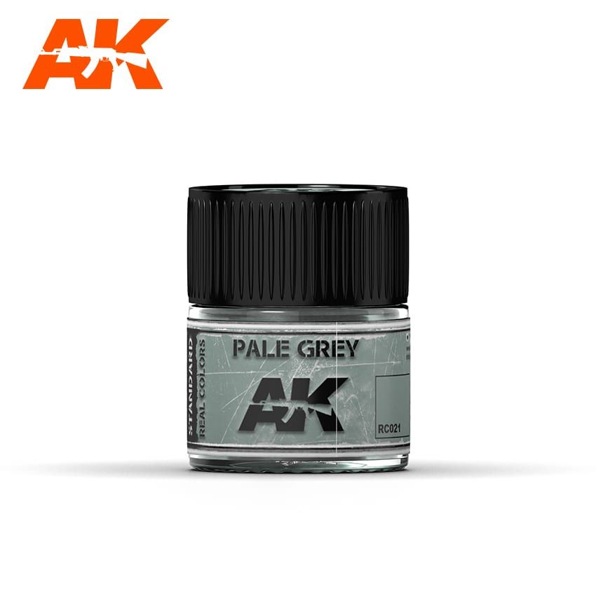 AK Interactive RC021 Real Color Paint - Pale Grey 10ml