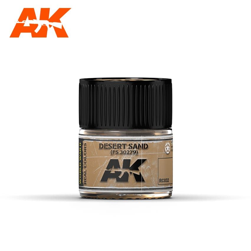AK Interactive RC032 Real Color Paint - Desert Sand FS 30279 10ml