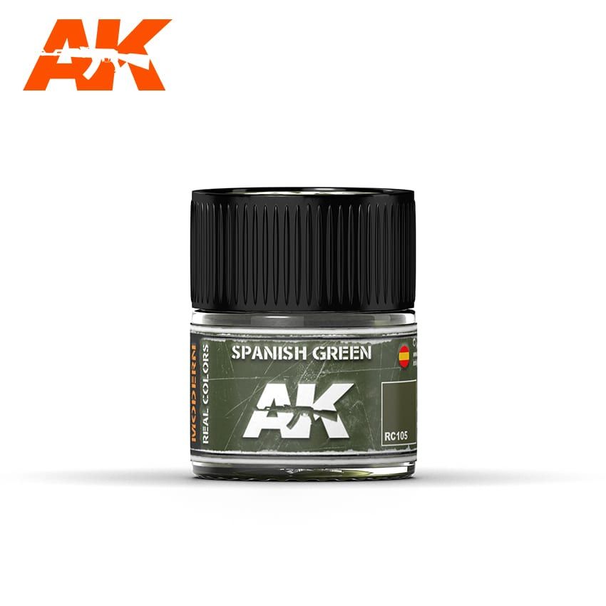 AK Interactive RC105 Real Color Paint - Castellano Green 10ml