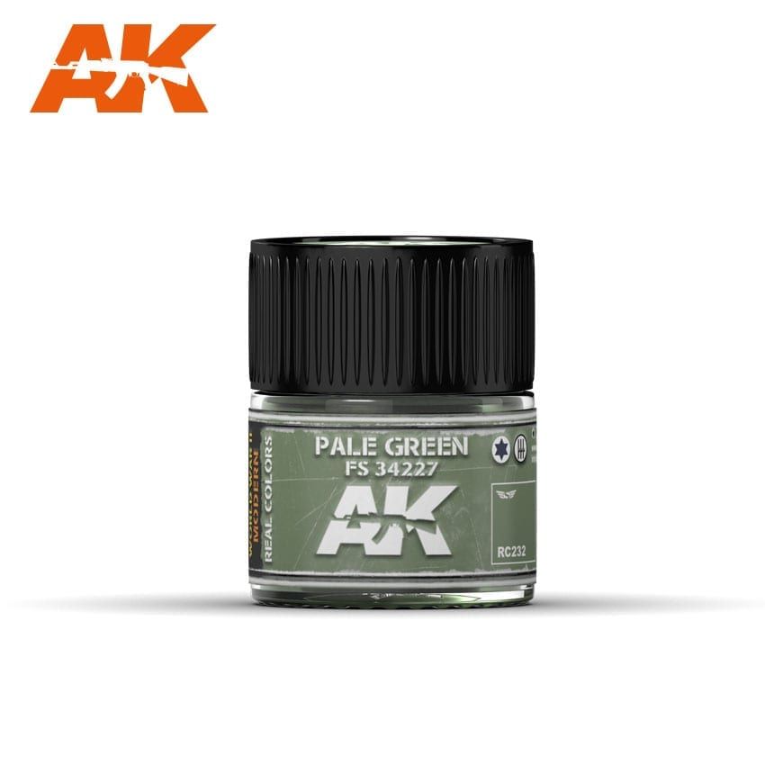 AK Interactive RC232 Real Color Paint - Pale Green FS 34227 10ml