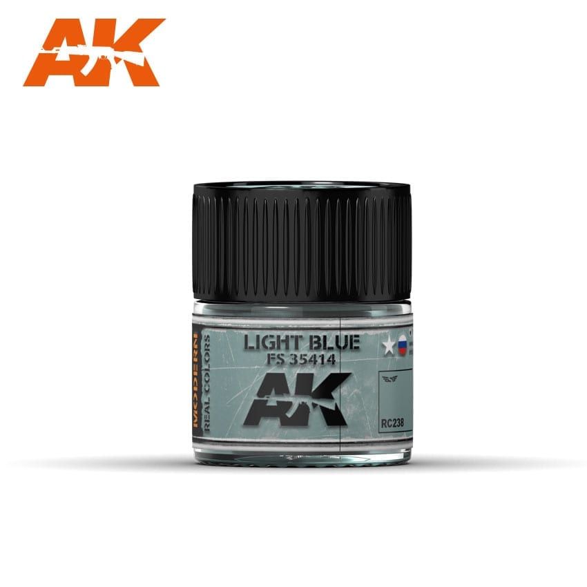 AK Interactive RC238 Real Color Paint - Light Blue FS 35414 10ml