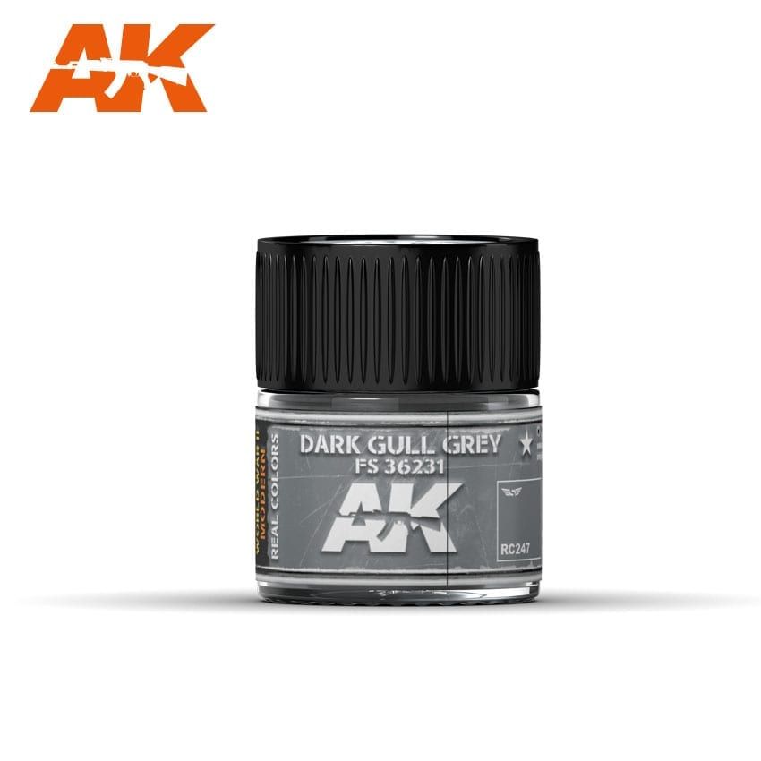 AK Interactive RC247 Real Color Paint - Dark Gull Grey FS 36231 10ml