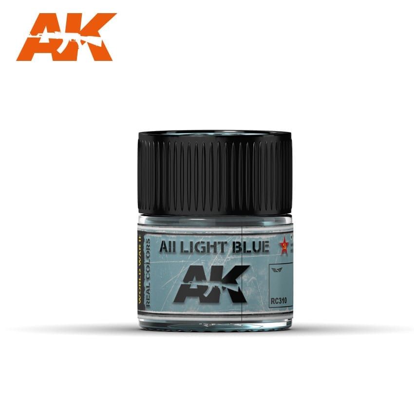 AK Interactive RC310 Real Color Paint - AII Light Blue 10ml