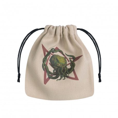 Call of Cthulhu Beige & multicolor Dice Bag