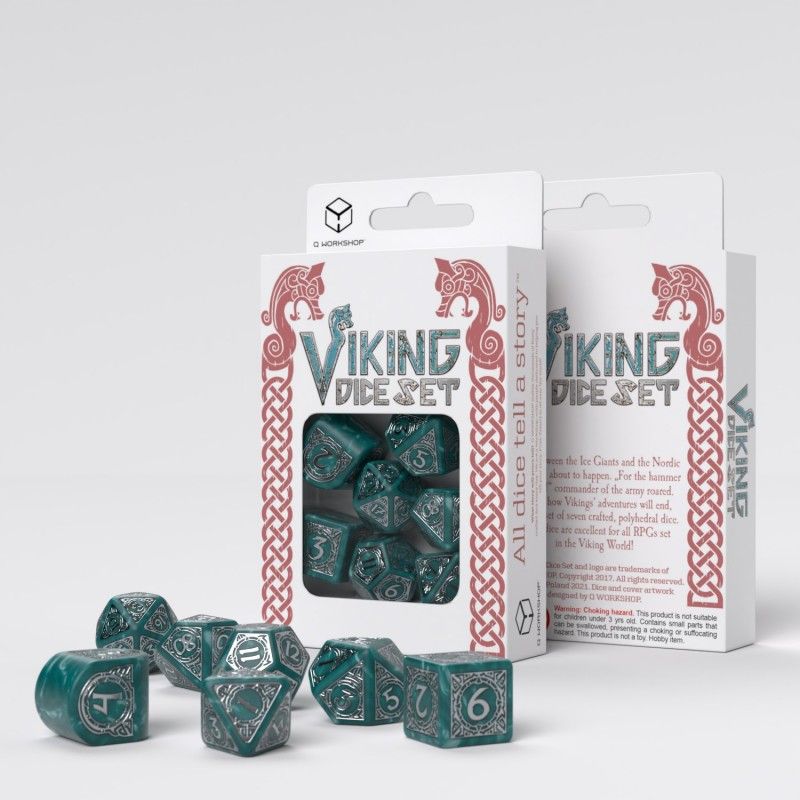 Viking Modern Dice Set: Mjolnir