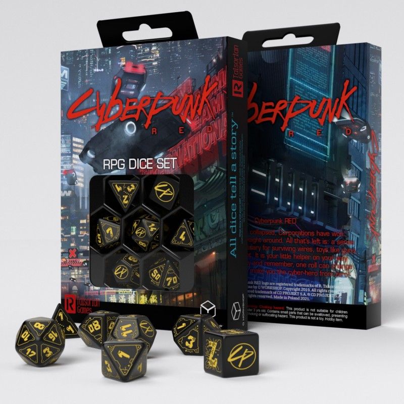 Cyberpunk Red Dice Set: Wet Work