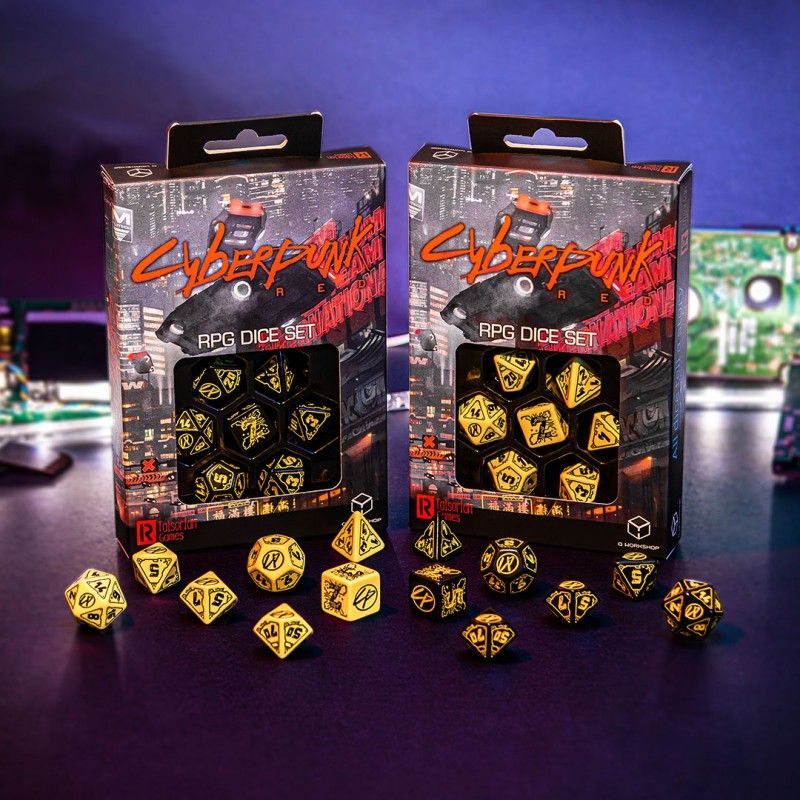 Cyberpunk Red Dice Set: Danger Zone