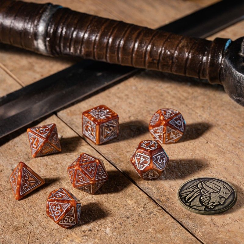 The Witcher Dice Set. Geralt  - The Monster Slayer