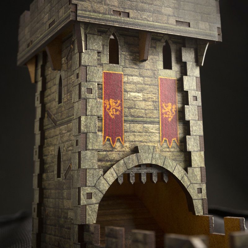 Color Medieval Dice Tower