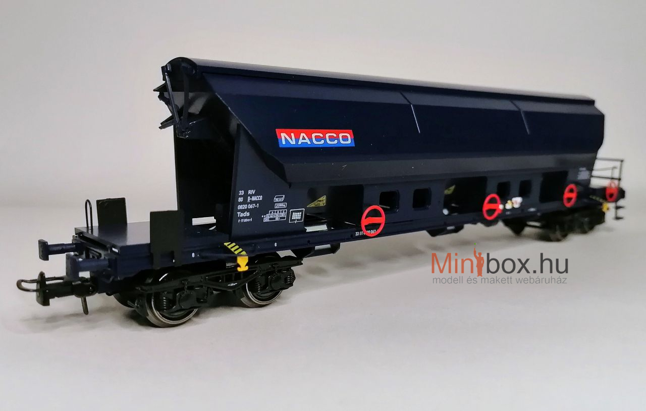 B-models VB-83203 Tads Nacco DB, kék önürítős teherkocsi készlet, 3 db (1:87)