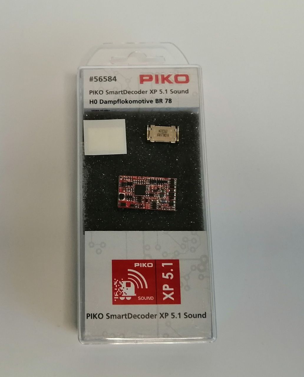 Piko 56584 Smartdecoder XP 5.1 BR78 hangdekóder gőzmozdonyhoz