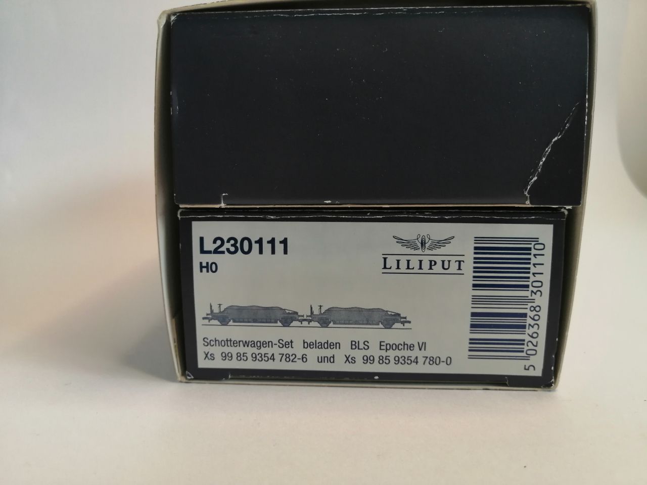 Liliput L230111 BLS Xs zúzottkő szállító kocsikészlet rakománnyal