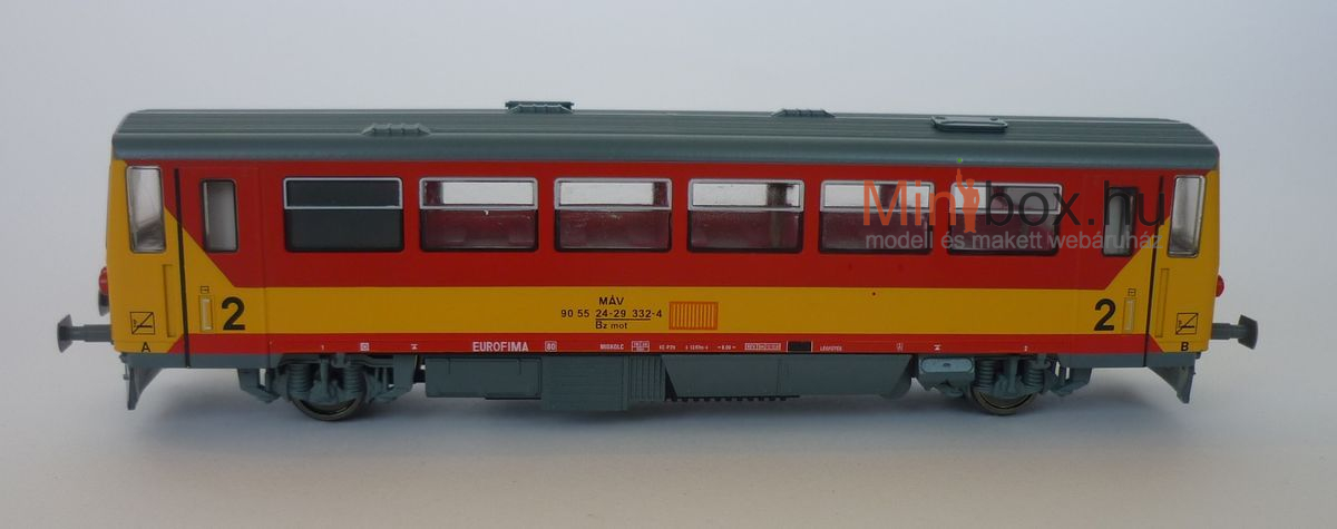 MTB MÁV Bzmot 332 motorkocsi Digisound hangdekóderrel (1:87)